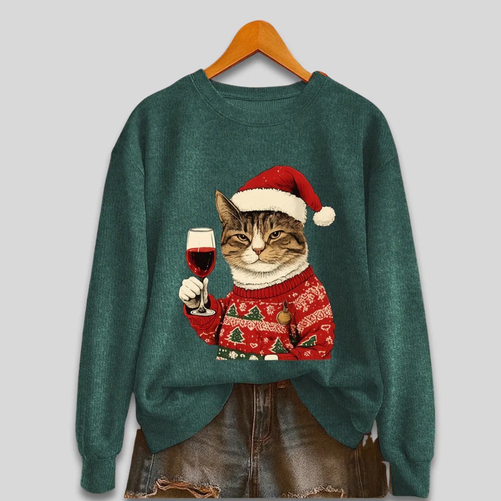 Cozy Crew-Neck Pullover Sweater for Women