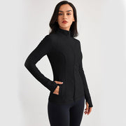 Women's High-Stretch Long-Sleeve Workout Jacket
