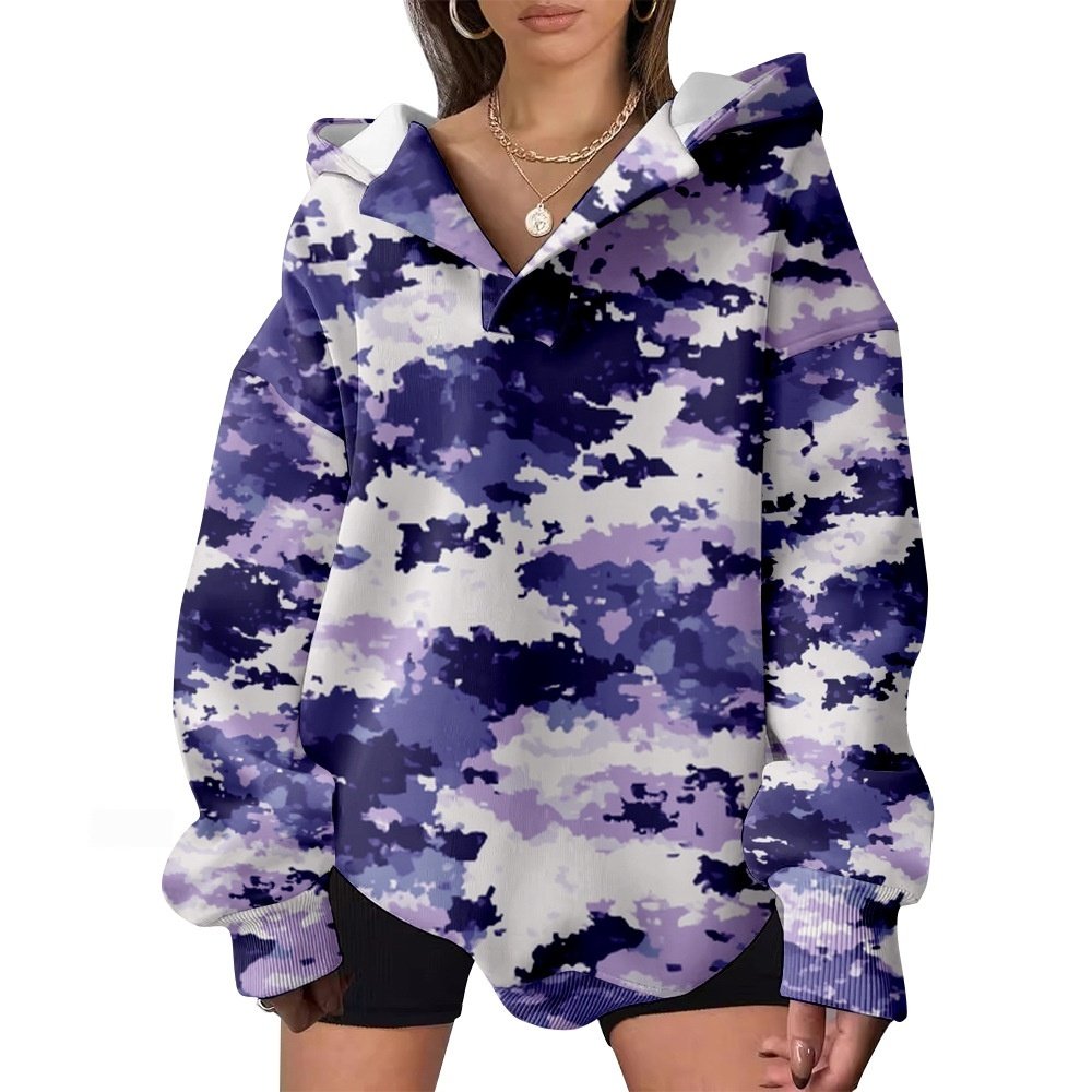 Floral Long Sleeve Pullover for Women