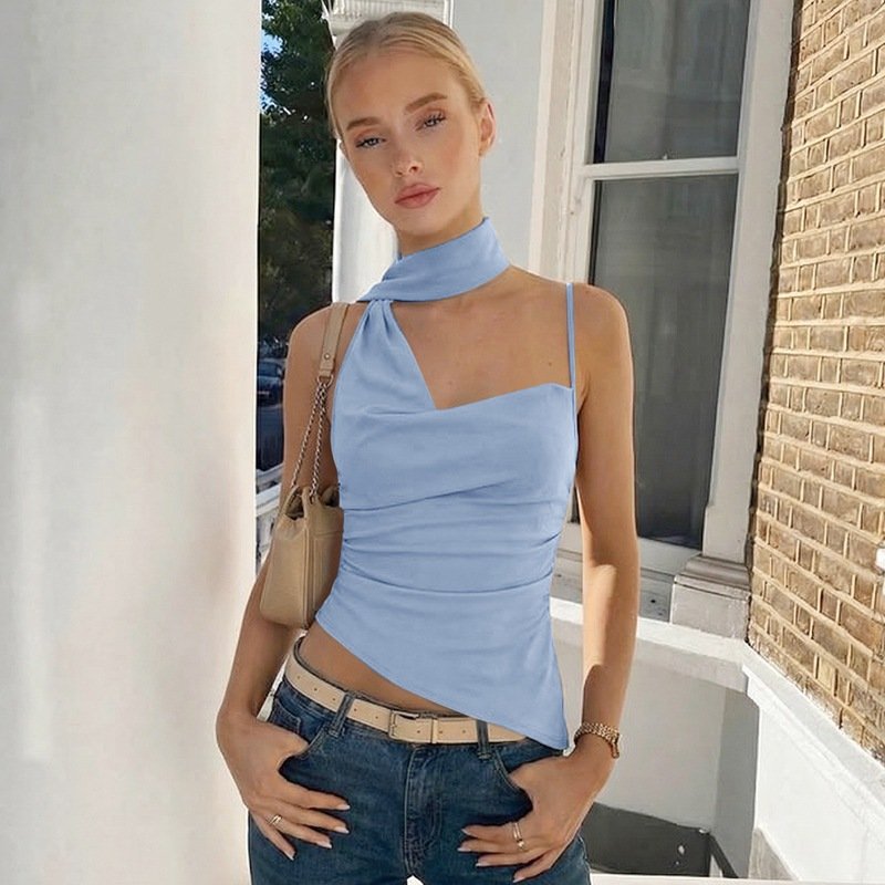 Flirty Halterneck Camisole Top for Women