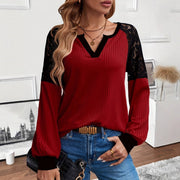 Retro Women's Crewneck Sweatshirt Loose Fit