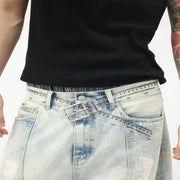 Statement Graffiti Belt for Men Women