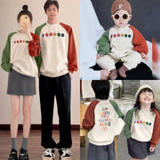 Family Pumpkin Hoodie for Kids & Adults, Long Sleeve Cotton Sweatshirt