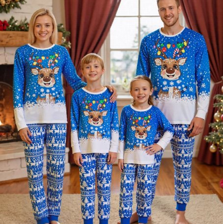 Cozy Plaid Christmas Loungewear Set