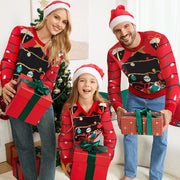 Cozy Christmas Tree Family Sweater Set
