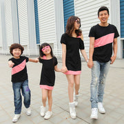 Matching Family Outfits Korean Style for Mom & Dad & Kids