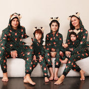 Cozy Family Matching Outfits with Fun Prints