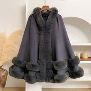 Warm Shawl Cape Coat