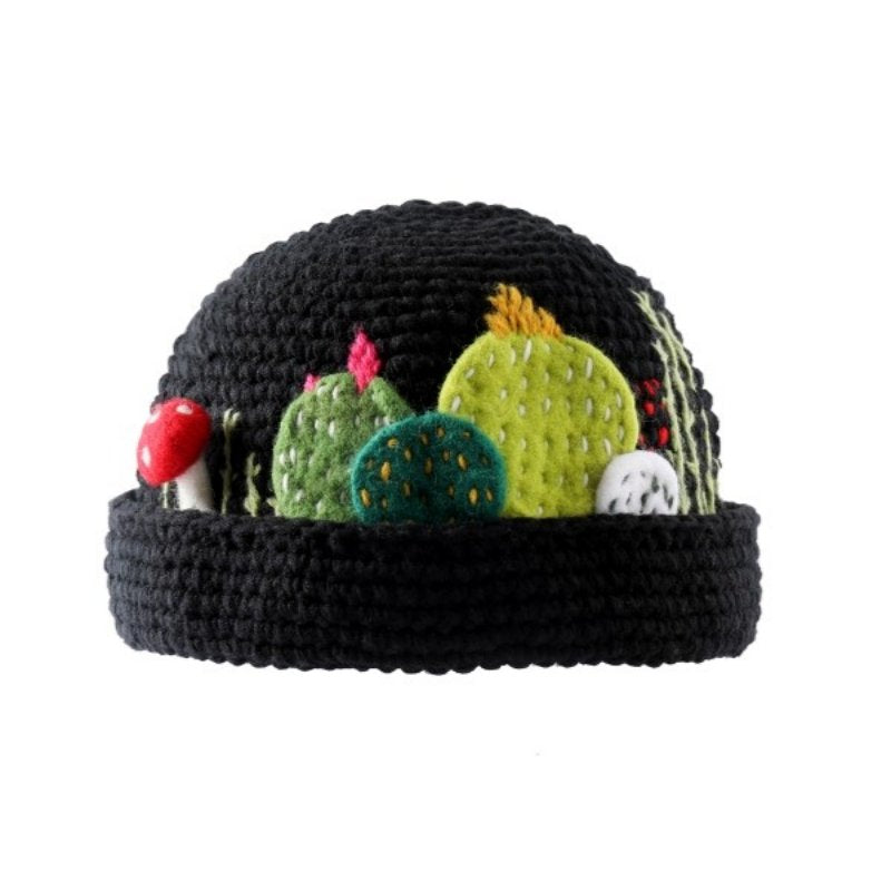 Cozy Succulent Beanie for Women