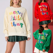 Women's Embroidered Hoodie - Casual Long Sleeve Pullover Top