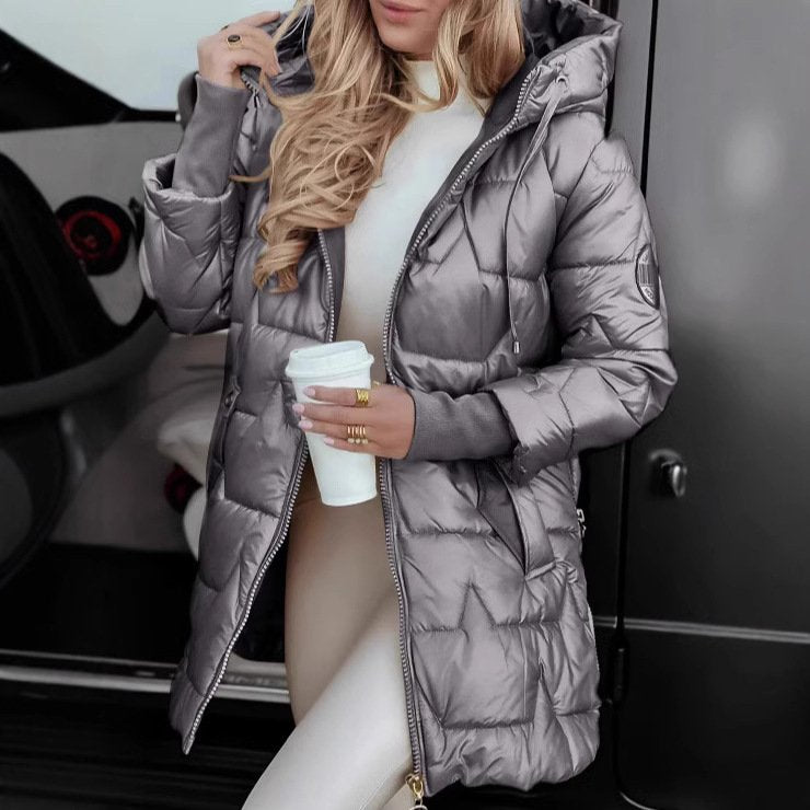 Waterproof Hooded Jacket with Multiple Zippers