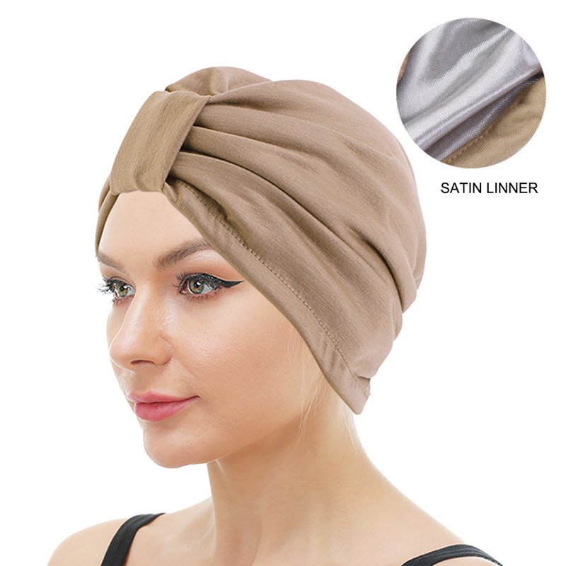 Satin Turban Headscarf