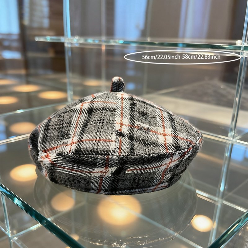 British-Style Casual Painter Hat for Women