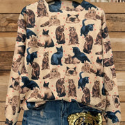 Custom Photo Print Women's Long-Sleeve Digital Top