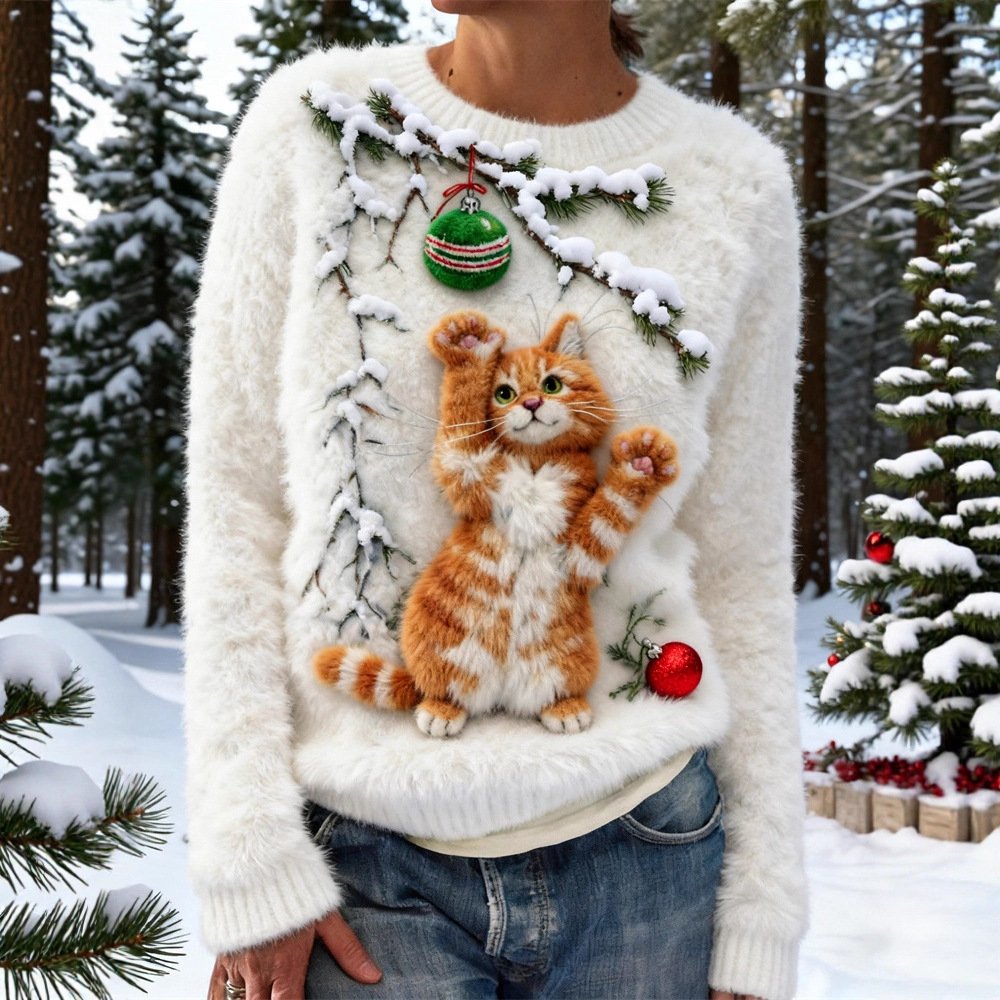 Cozy Christmas Flannel Hoodie for Women