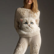Women's Digital-Print Sweatshirt for Casual Wear