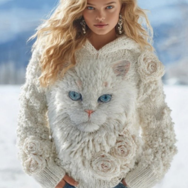 Casual Chunky Hoodie for Women