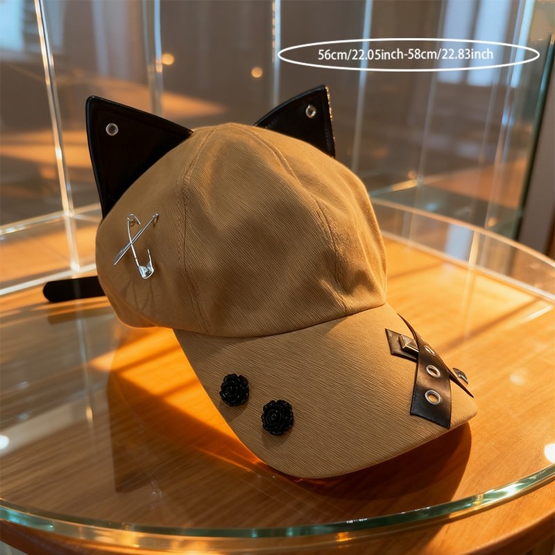 Retro Cat Ears Hat