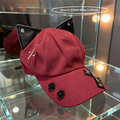 Retro Cat Ears Hat