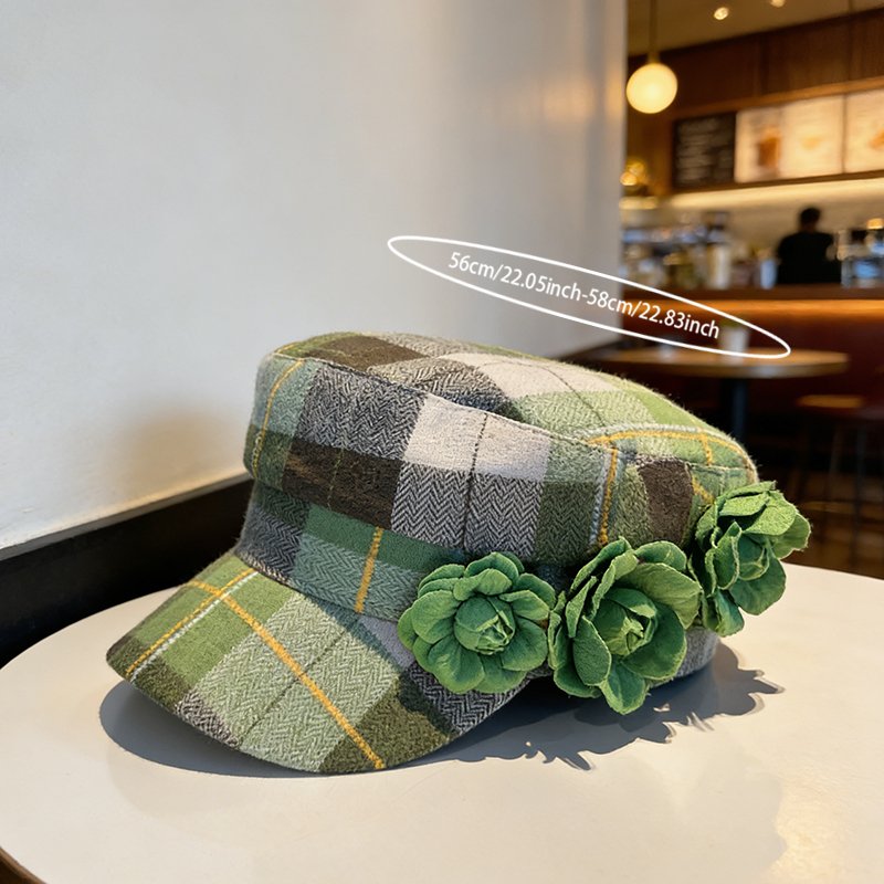 Timeless Checkered Lady's Hat