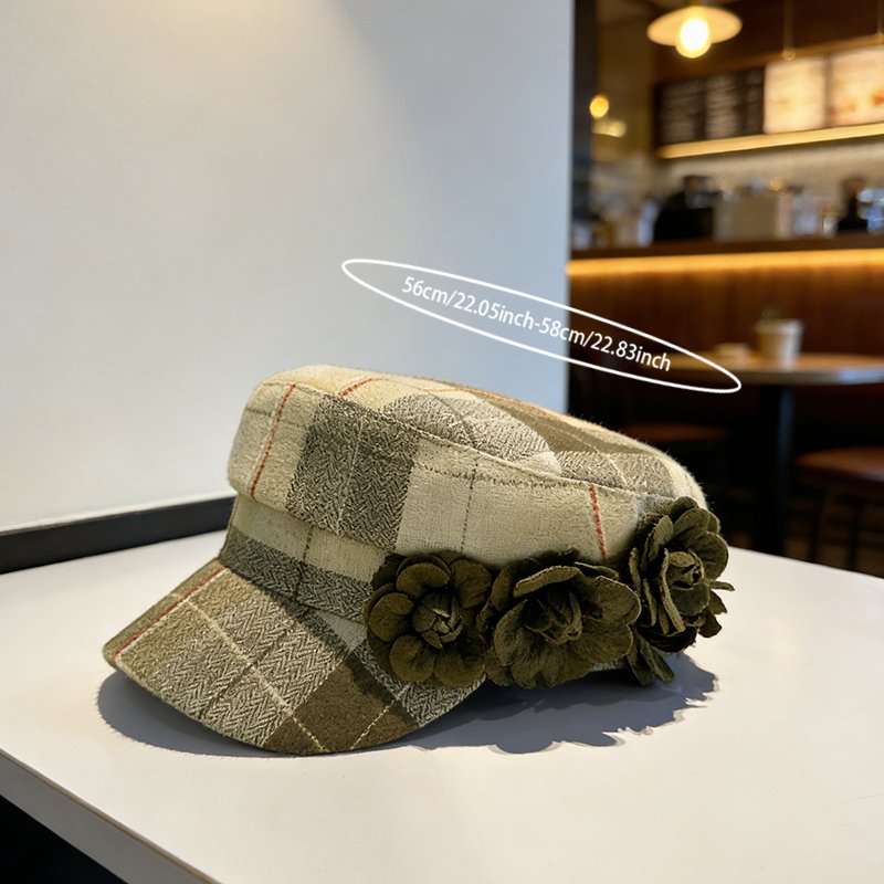 Timeless Checkered Lady's Hat