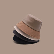Face-Slimming Color-Block Bucket Hat for Women