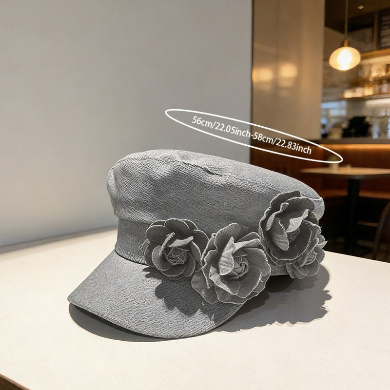 Checkered Lady's Hat for Women