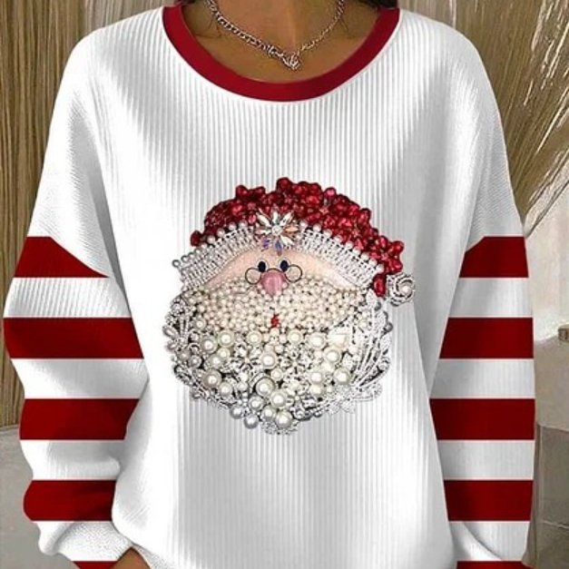 Cozy Christmas Pullover Top for Women
