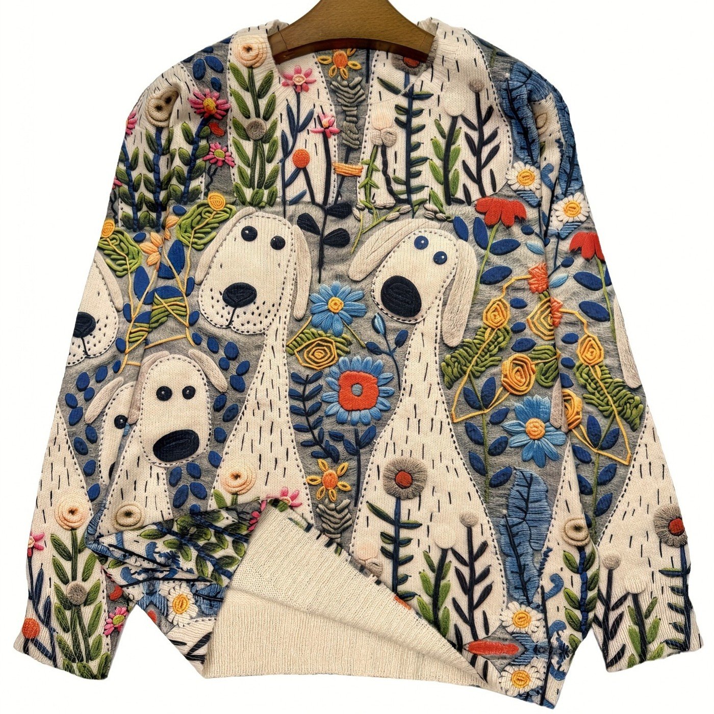 Women's Custom Graphic Print Long-Sleeve Top
