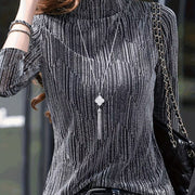 Chic Pleated Slim-Fit Casual Top for Women