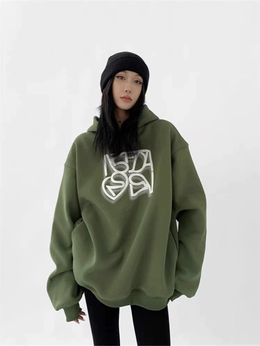 Women's Pure Cotton Heavyweight Hooded Sweatshirt