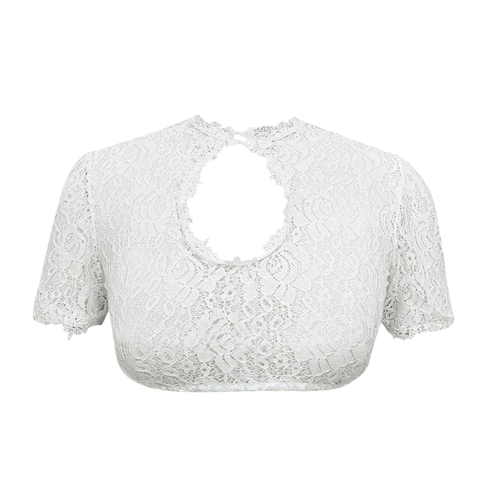 Halloween Beer Festival Base Lace Stitching Small Shirt Top