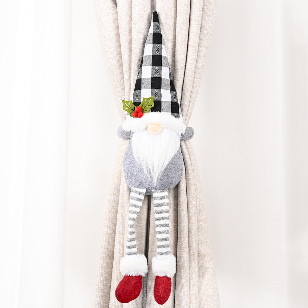 Christmas Decorations Forest Elderly Curtain Buckle
