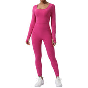 Women's Quick-Drying Backless Hip-Lifting Fitness Bodysuit
