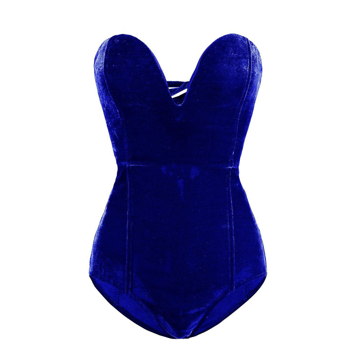 Gold velvet sexy tube top opensuit