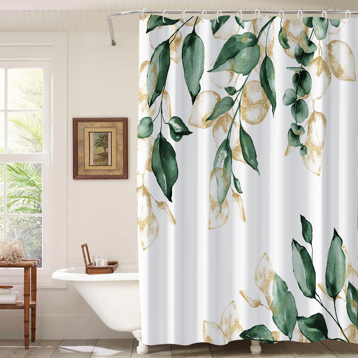 3d Digital Printing Bathroom Partition Waterproof and Mildew-proof Curtain