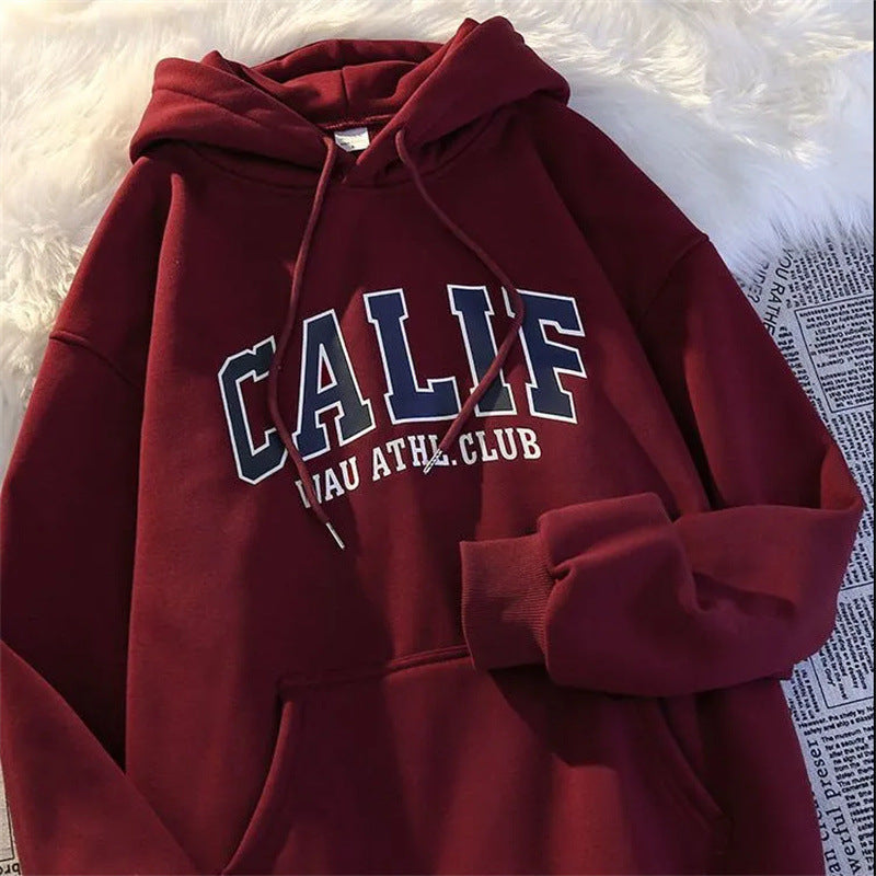 Women's Cozy Fleece-Lined Loose Fall Sweater