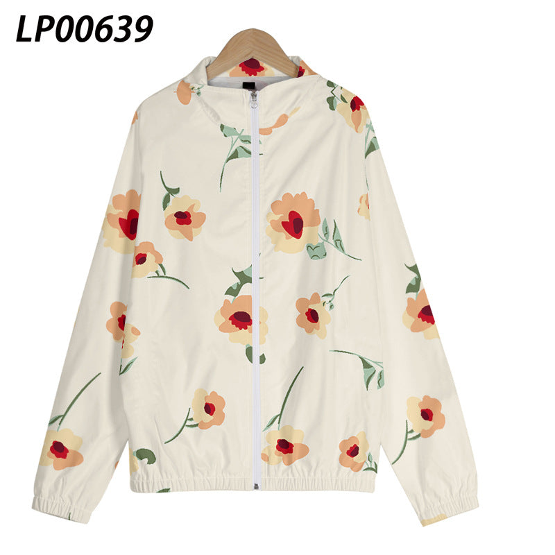 Waterproof Digital Print Windbreaker for Men