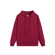 Women's Cozy Solid Color Double-Sided Fleece Hoodie