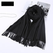 Warm Long Wool Scarf for Women