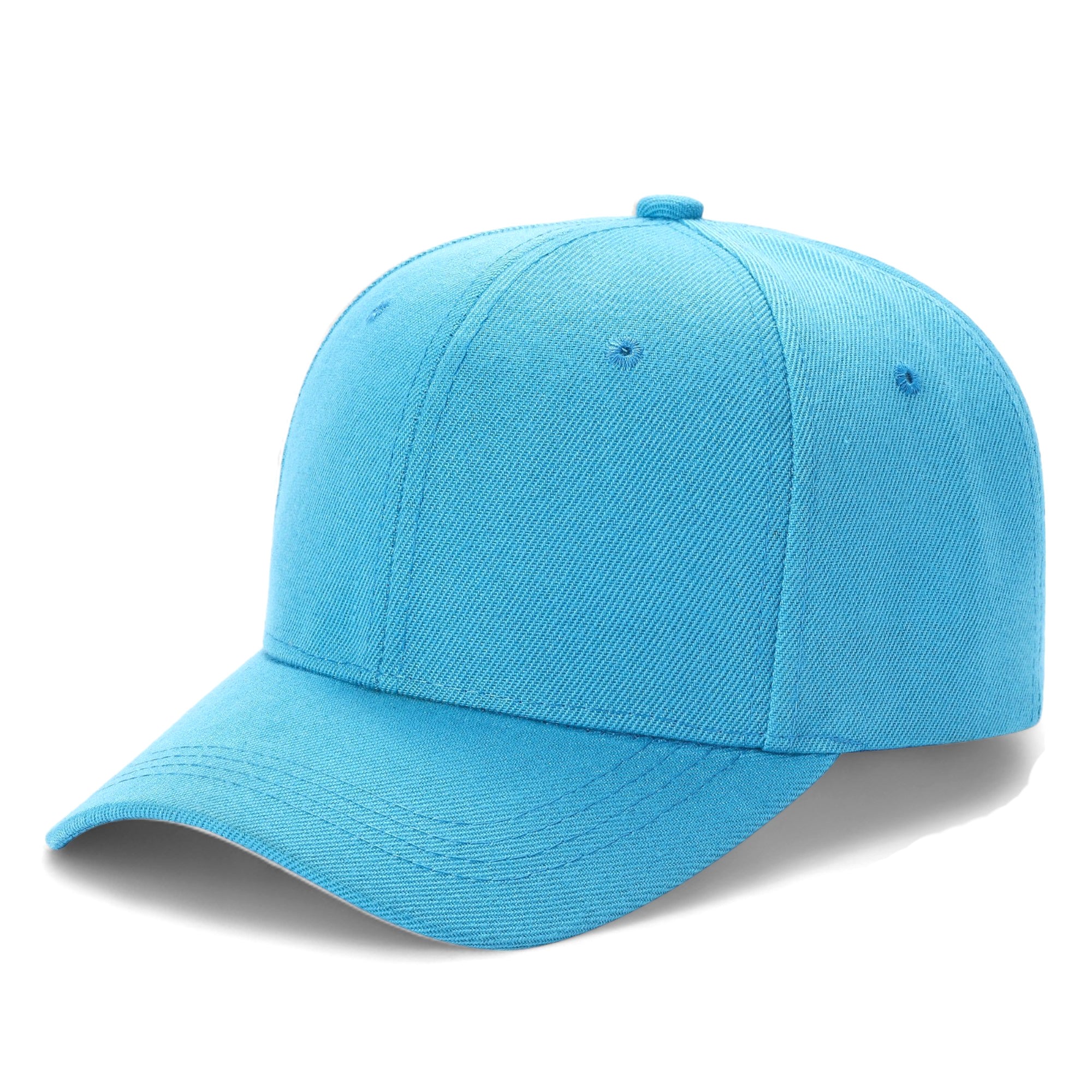 Unisex Premium Adjustable Baseball Cap – Solid Plain Color with Curved Visor