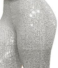 Sequined V-Neck Spaghetti Strap Jumpsuit
