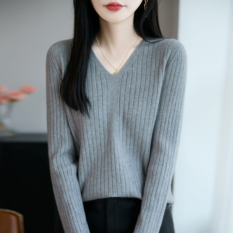 Solid-color Chic Base Top for Layering
