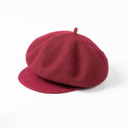 Fall Winter Wool Beret for Women