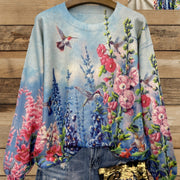Custom Photo Digital Print Long-Sleeve Top