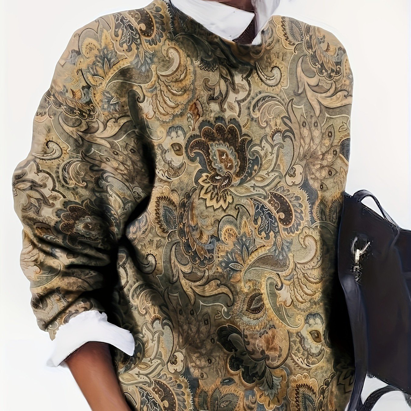 Custom Photo Digital Print Long-Sleeve Top