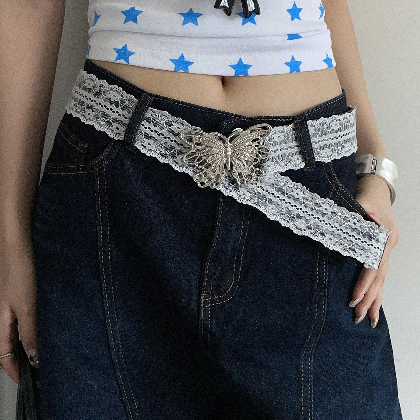 Elegant Lace Belt for Women