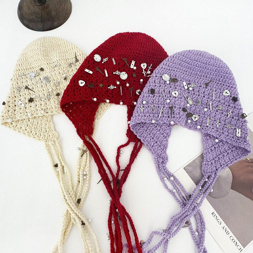 Vintage Knit Cap for Women