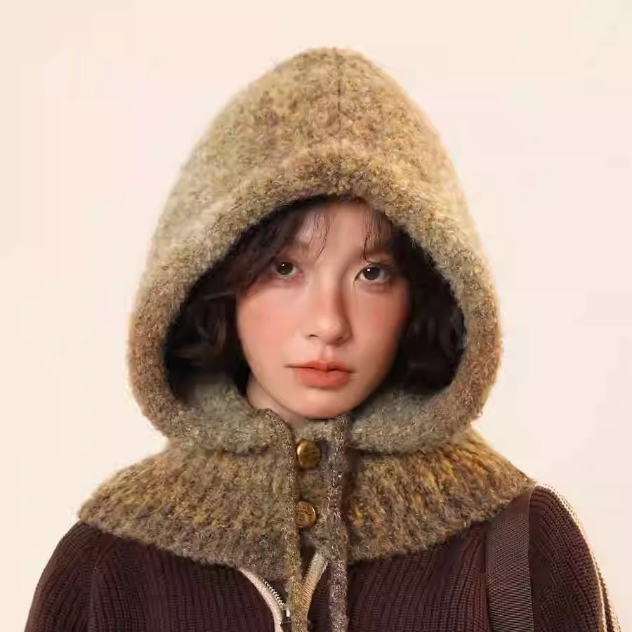 Stay Warm Tie-Dye Balaclava Hat & Scarf Set