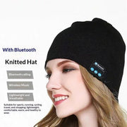 Winter Knitted Hats for Women - Solid Color, Hip-Hop Style